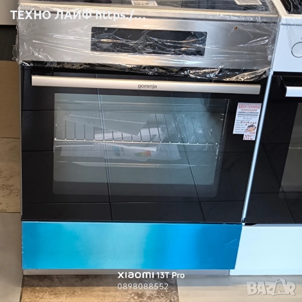 Готварска печка с индукционни котлони GORENJE GEIT6C60XPG, 71 л., снимка 1