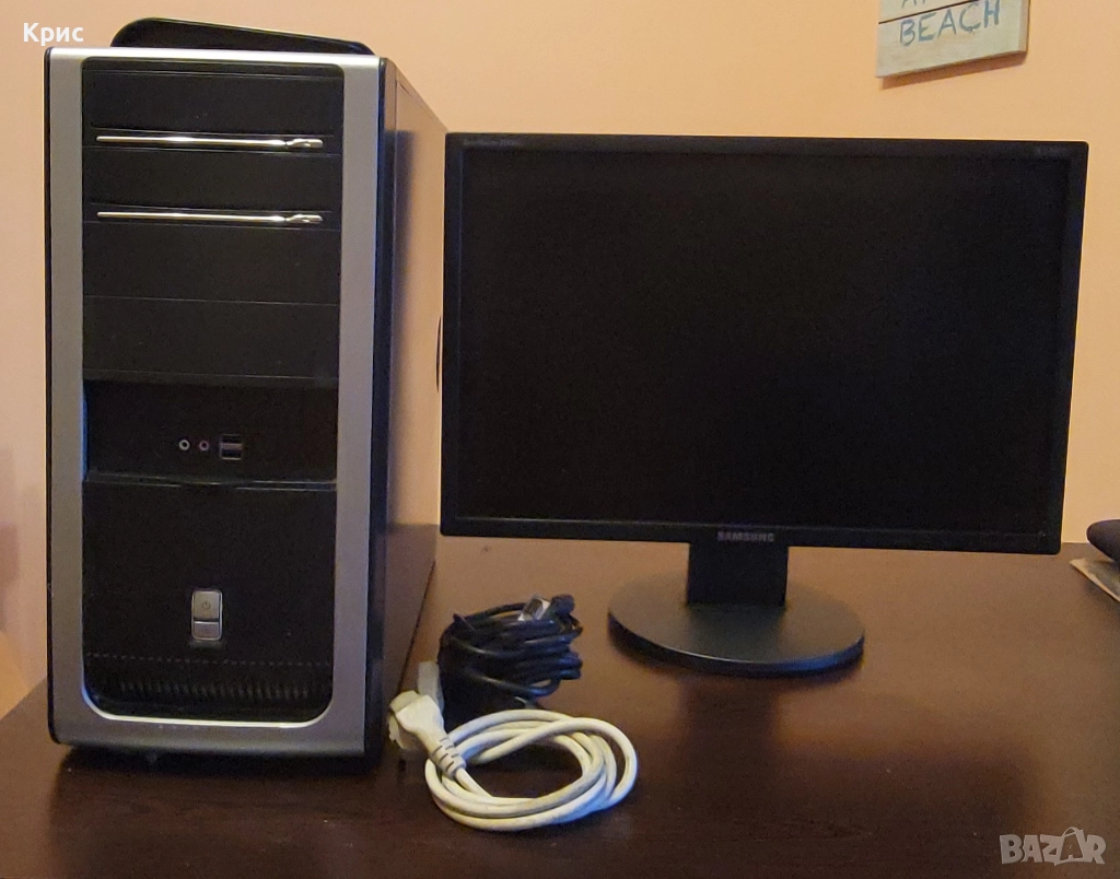 PC с монитор Samsung, 1ТB памет, снимка 1