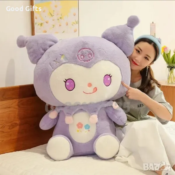 Голяма плюшена играчка Hello Kitty Kuromi 100см, Плюшена играчка Кити , снимка 1