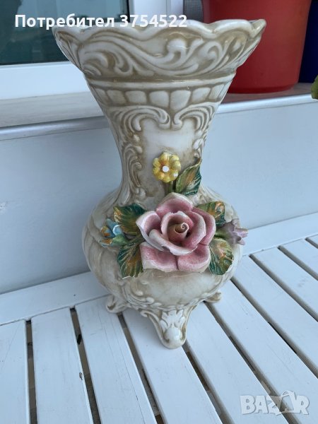 Порцеланова ваза Capodimonte, снимка 1