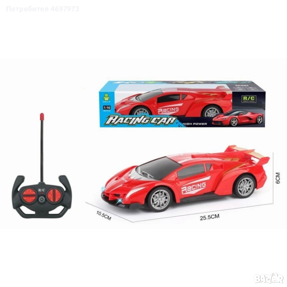 Състезателна кола с дистанционно управление Racing Car 1:16, снимка 1