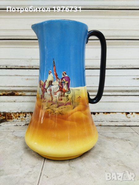 Голяма Кана, Ваза от керамика ,с Арабски мотив, снимка 1