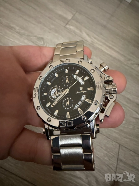 Мъжки Луксозен часовник Poedagar масивен, снимка 1