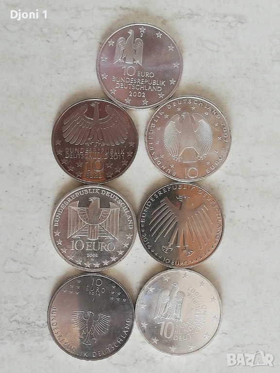 10 евро юбилейни Ag , снимка 1