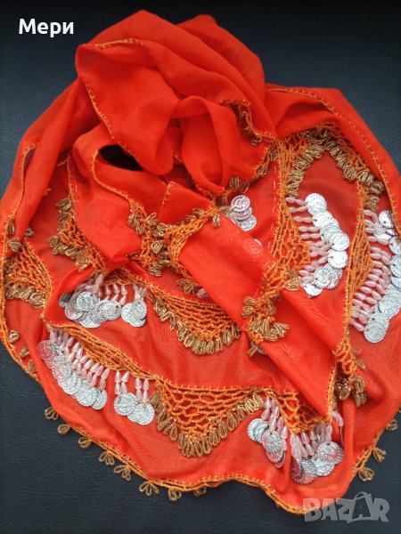 Автентичен арабски шал за Бейли денс(ръчно изработен), снимка 1