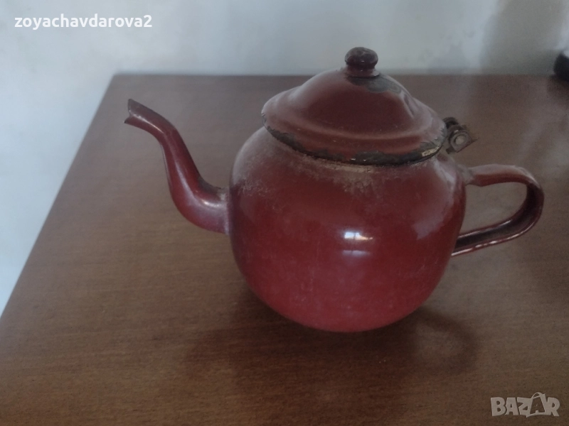 СТАР ЕМАЙЛИРАН ЧАЙНИК, снимка 1