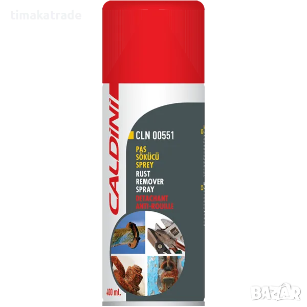 Спрей за премахване на ръжда Caldini Rust remover 400 ml, снимка 1