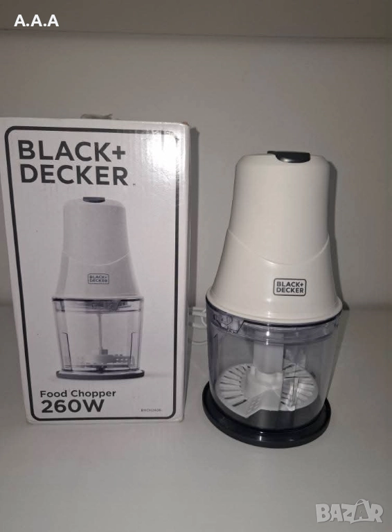 Чопър Black&Decker BXCH260E, 260W, Разграфена купа 500 мл, снимка 1