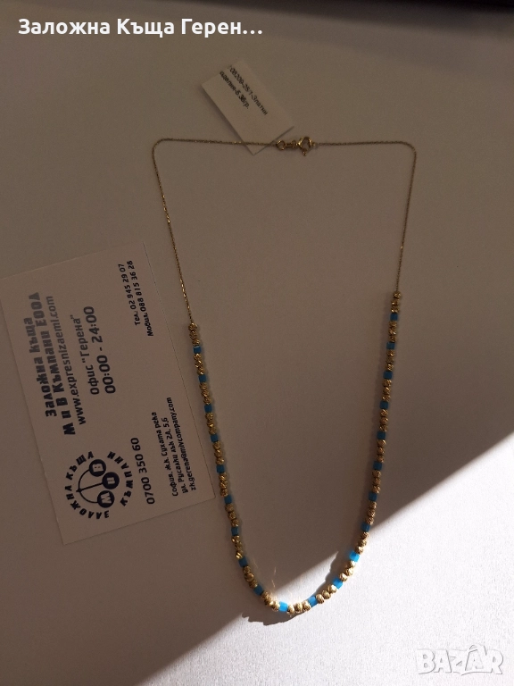 Дамско златно колие - 5,36 гр., снимка 1