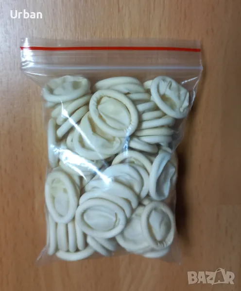 Предпазни гумени пръсти 50 бр., снимка 1