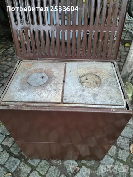 Печка на твърдо гориво(Чудо) с две кофи , снимка 1