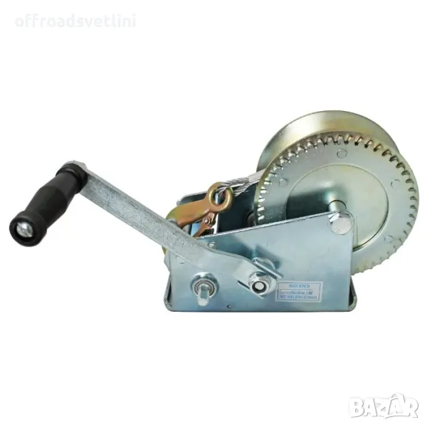 Ръчна лебедка със стоманено въже 2000 LBS 900 KG, снимка 1