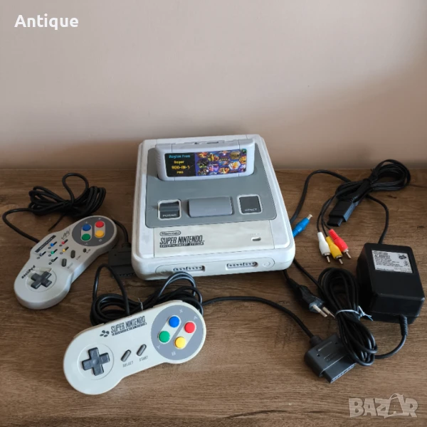 Super Nintendo конзола 1CHIP с everdrive дискета, снимка 1
