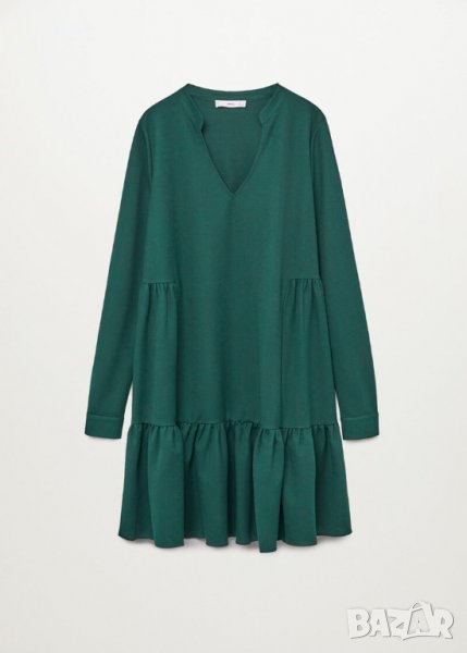 Mango нова рокля в зелено, снимка 1