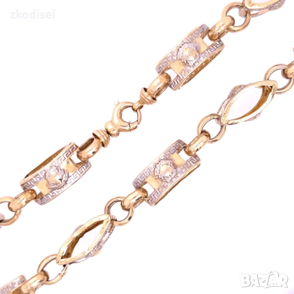 Златен синджир 30,11гр. 59,0см. 14кр. проба:585 модел:33758-1, снимка 1