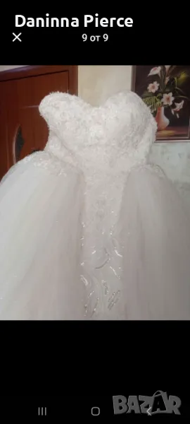 Булчински рокля С Дълго Було, снимка 1