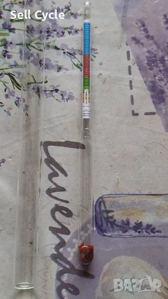 ✅ЧИСТО НОВ СПИРТОМЕТЪР С КОЛБА❗, снимка 1