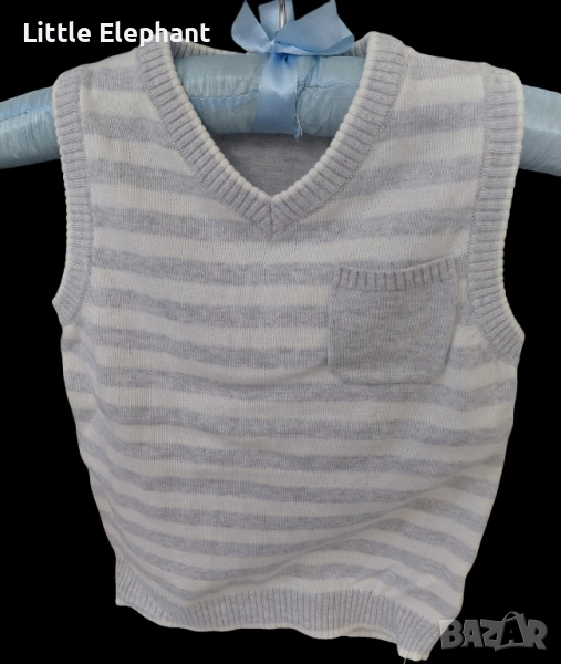 Тънко горно елече за 12-18 месечно момченце,Англия/ново, снимка 1