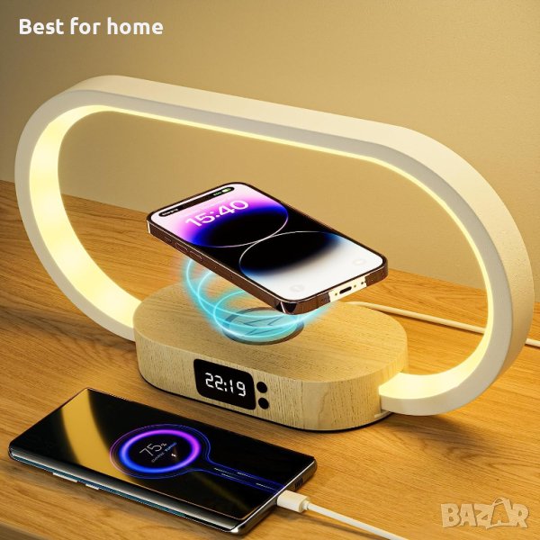 Настолна Лампа с Безжично зареждане WA09, снимка 1