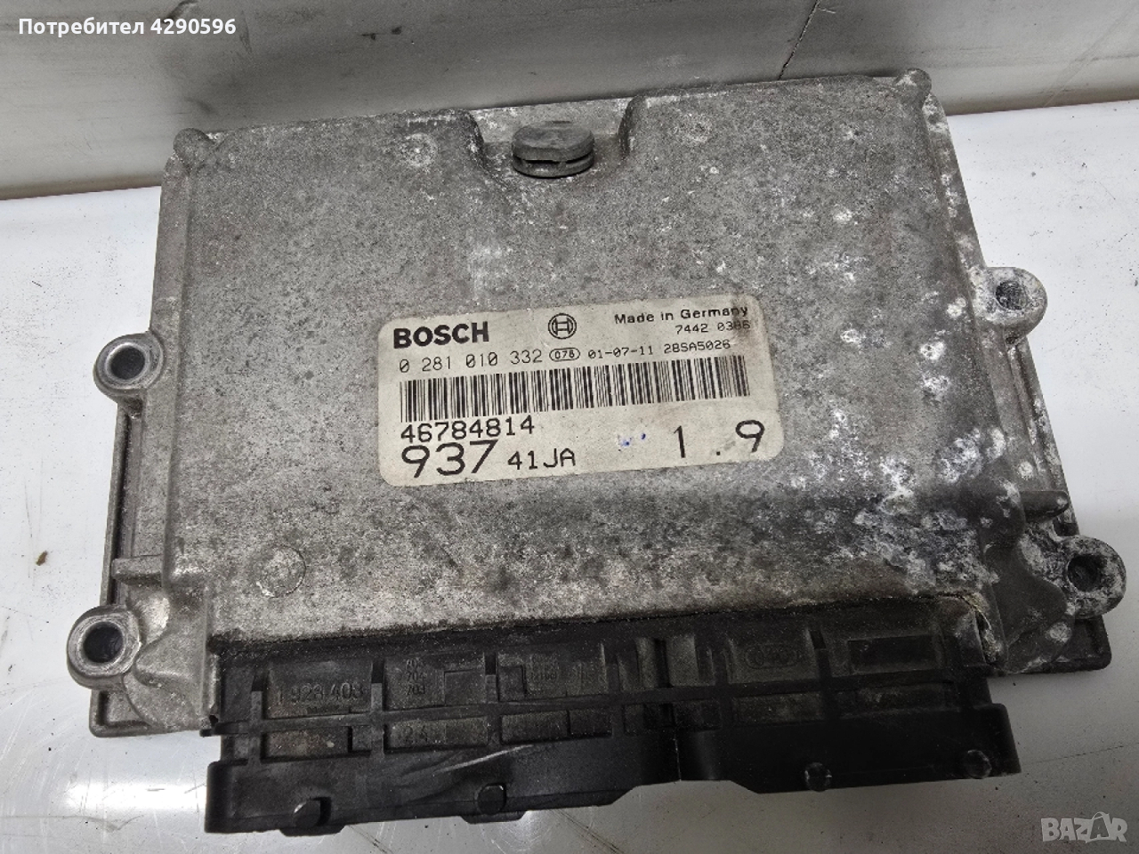 Компютър 0281010332 / 46784814 за Alfa Romeo , снимка 1