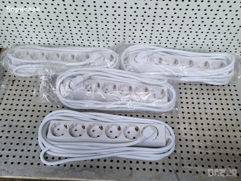 Разклонител от 6 гнезда с 5 м. кабел, снимка 1