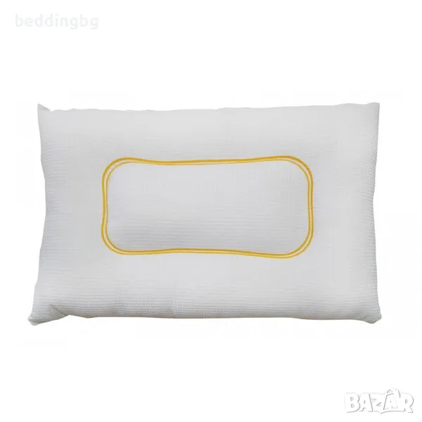 ТВЪРДА С ВИСОКА ПЛЪТНОСТ ВЪЗГЛАВНИЦА ПАМУК/ВАФЕЛ, снимка 1