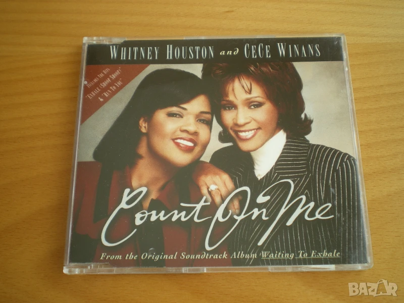 Whitney Houston & CeCe Winans ‎– Count On Me 1996 CD, Single, снимка 1