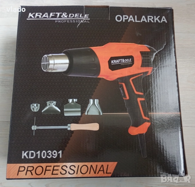 Пистолет за горещ въздух Крафт & Деле 2000W, снимка 1