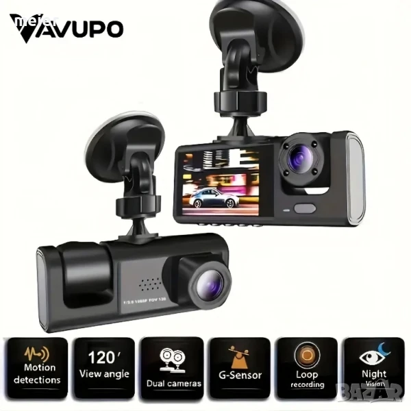 Vavupo видеорегистратор 1080р, снимка 1