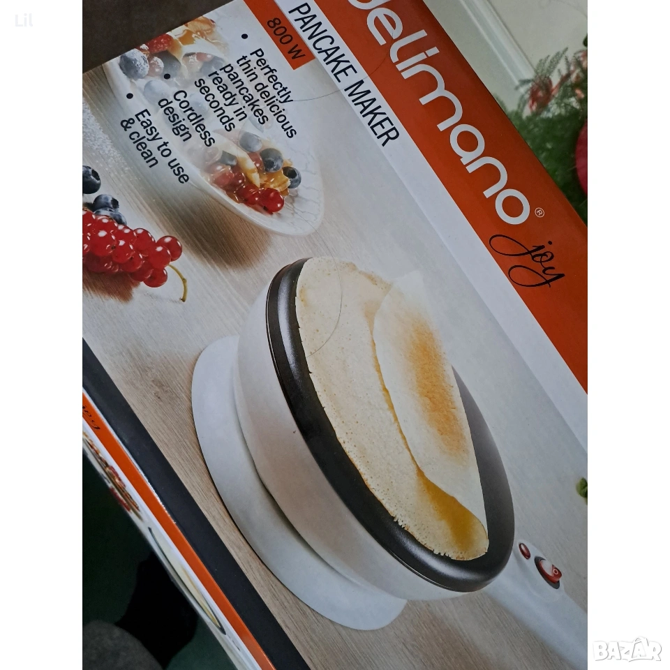 Уред за печене на палачинки Delimano, снимка 1