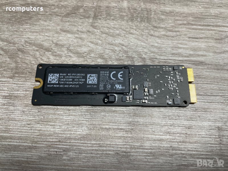 SSD за Apple Macbook 128GB SSUBX MZ-JPV128S/0A2, снимка 1
