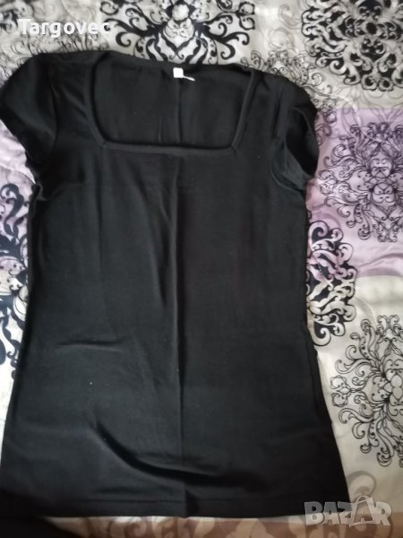 Черна дамска тениска Defacto, снимка 1