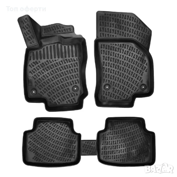 Гумени стелки RizLine съвместими с Volkswagen Passat B8 15-19, снимка 1