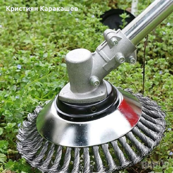 Универсална телена четка за бензинов тример, снимка 1