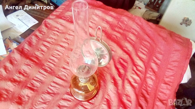 Стара газова лампа , снимка 1