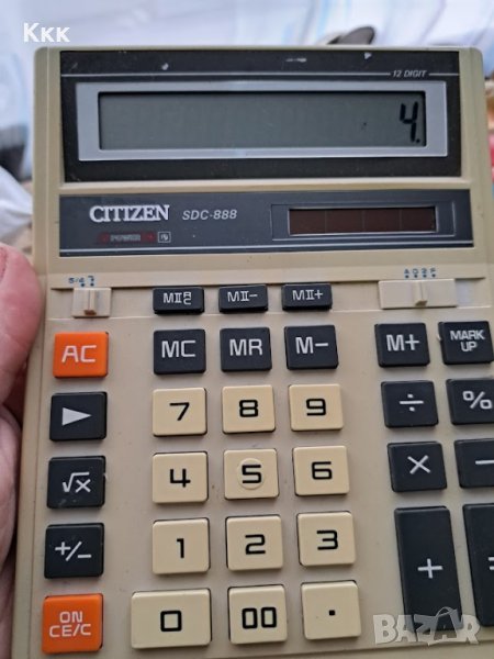 Калкулатор Citizen SDC 888, снимка 1