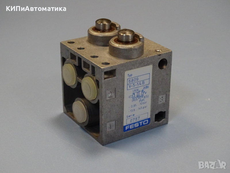 пневматичен изключвател Festo 6809 V-5-1/4 B stem actuated pneumatic limit valve, снимка 1