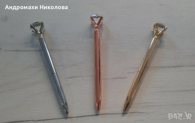 Елегантен химикал с Диамант, снимка 1