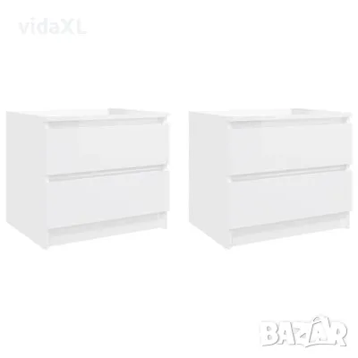 vidaXL Нощно шкафче, 2 бр（SKU:806206, снимка 1