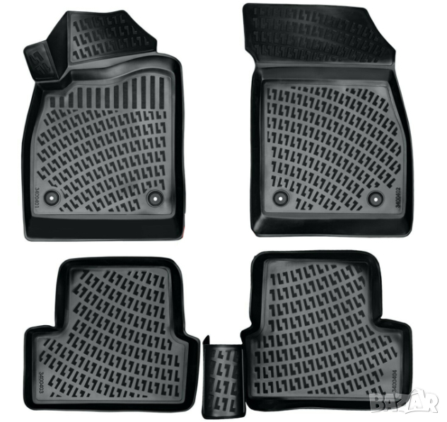 Гумени стелки RizLine за Chevrolet Cruze 2008-2016, снимка 1