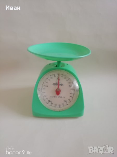 Кухненска механична везна Esperansa, пластмаса, зелена, 5 кг - само по телефон!, снимка 1