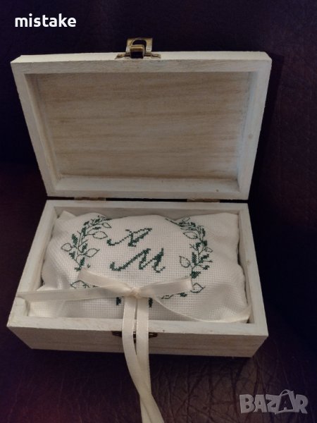 изработка на сватбена кутия за пръстени, снимка 1
