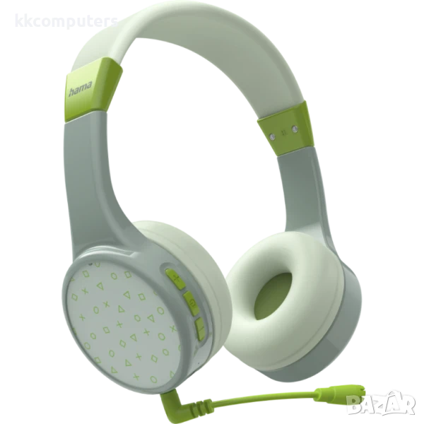 HAMA Teens Guard, Детски, Стерео, Микрофон, Зелени Блутут Слушалки, снимка 1