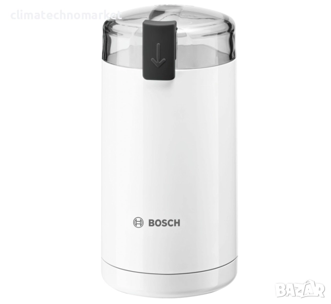 Кафемелачка, Bosch TSM6A011W, Coffee grinder, 180W, up to 75g coffee beans, White, снимка 1