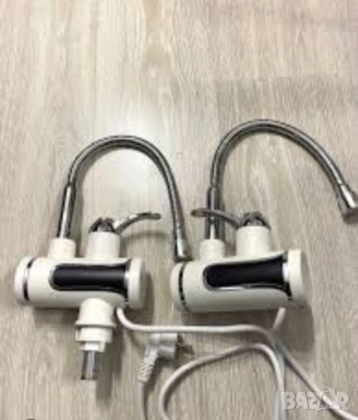 Смесител за вода с нагревател за мигновено загряване, снимка 1