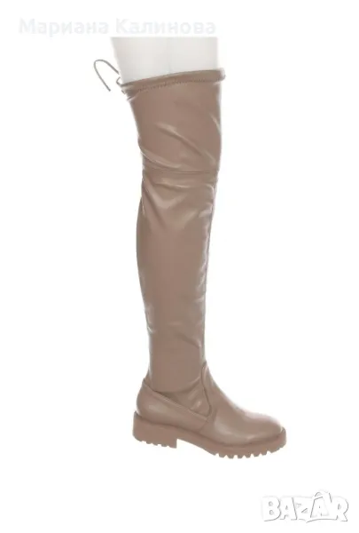 Бежови чизми, 39 номер, снимка 1