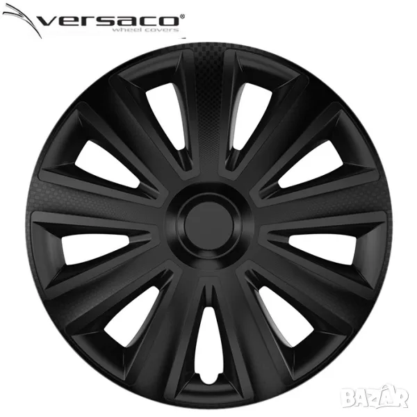 Тасове за джанти Versaco Carbon Aviator – Black, снимка 1