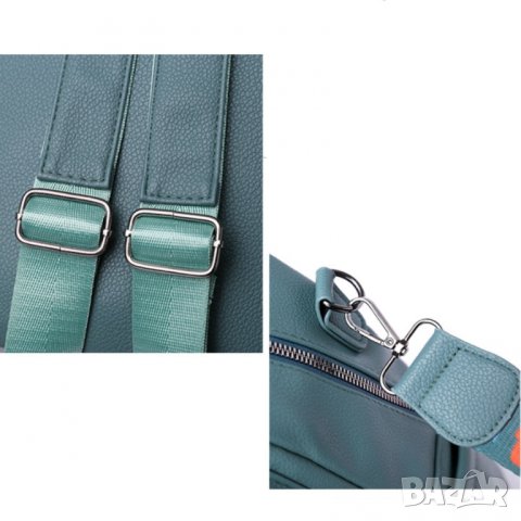 Дамска чанта - раница Daishu Blue, снимка 4 - Раници - 40308431