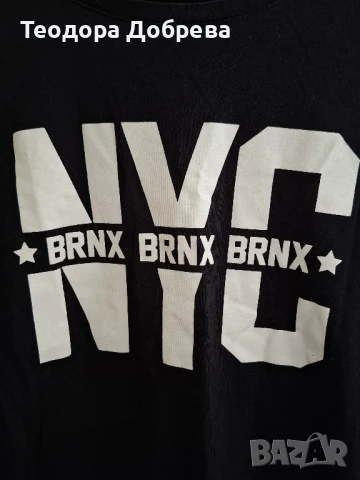 Черна тениска от New Yorker, снимка 2 - Тениски - 50905396