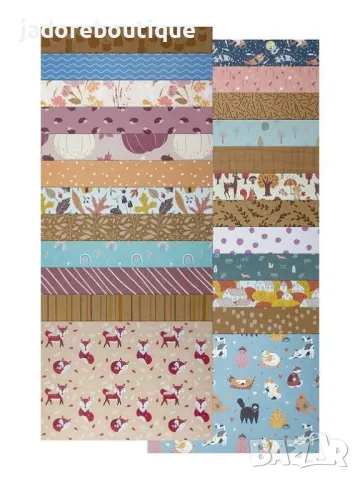 24 листа/ блок Дизайнерски картони Есенни мотиви